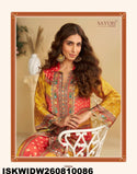 Digital Printed Crepe Silk Top With Palazzo-ISKWIDW260810086
