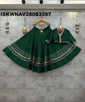 Sequined Silk Lehenga With Blouse-ISKWNAV28083397