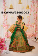 Digital Printed Silk Lehenga With Blouse And Organza Dupatta-ISKWNAV28083003