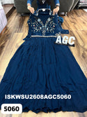 Embroidered Maslin Gown-ISKWGN2608AGC5060