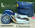 3 Layer Cotton Double Bed Reversible AC Dohar Set-ISKBDS28086530