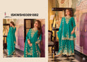 Embroidered Chinon Kurti With Sharara And Dupatta-ISKWSH03091881/82/80