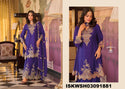 Embroidered Chinon Kurti With Sharara And Dupatta-ISKWSH03091881/82/80