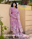 Hand Weaved Jamdani Cotton Kurti With Pant And Woven Dupatta-ISKWSU2506PPC/D1766