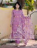 Hand Weaved Jamdani Cotton Kurti With Pant And Woven Dupatta-ISKWSU2506PPC/D1766
