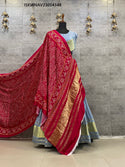 Gaji Silk Lehenga With Blouse And Digital Printed Modal Dupatta-ISKWNAV23054349