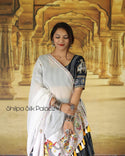 Digital Printed Butter Silk Lehenga With Blouse And Dupatta -ISKWNAV2405KS1155