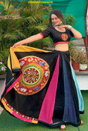 Cotton Lehenga With Blouse And Dupatta-ISKWNAV03064476