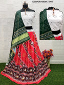 Digital Printed Butter Silk Lehenga With Blouse And Dupatta-ISKWNAV0806K-1066