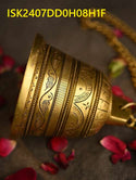 Brass Hand Engraved Brass Hanging Bell-ISK2407DD0H08H1F