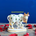 Marble Look Kamdhenu Cow With Calf-ISK2407DD0H00H2F