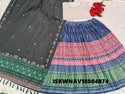 Digital Printed Maslin Cotton Lehenga With Blouse And Dupatta-ISKWNAV18084974