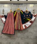 Cotton Lehenga With Blouse And Printed Dupatta-ISKWNAV19084978