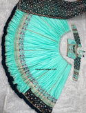 Embroidered Silk Lehenga With Blouse And Georgete Dupatta-ISKWNAV2308KF-1597