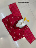 Printed Kora Lehenga With Blouse And Dupatta-ISKWNAV25085034
