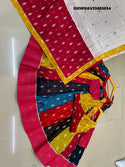 Printed Kora Lehenga With Blouse And Dupatta-ISKWNAV25085034