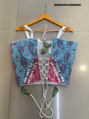 Printed Cotton Lehenga With Blouse And Dupatta-ISKWNAV25085039
