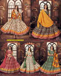 Printed Cotton Satin Lehenga With Padded Blouse And Maslin Dupatta-ISKWNAV25085041
