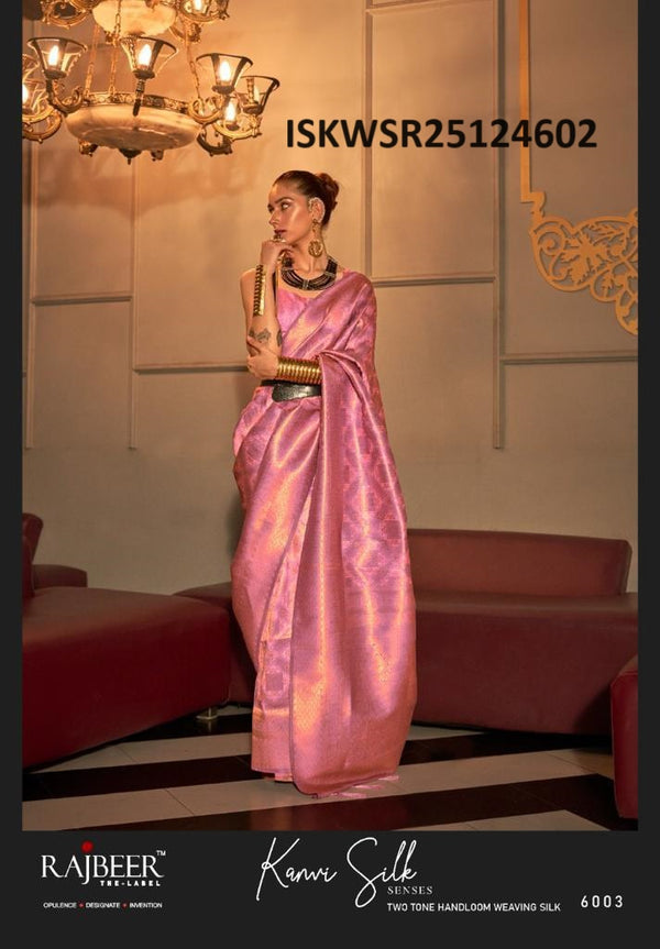 Handloom Weaving Saree With Blouse -ISKWSR25124602