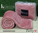 Furry King Size AC Blanket-ISKBDS03015525