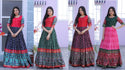 Patola Printed Dola Silk Dress-ISKWDR30014911