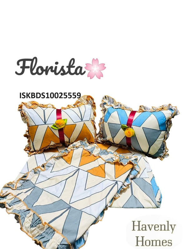 Glace Cotton Floresta Cushion Set-ISKBDS10025559