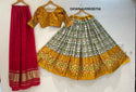 Printed Pashmina Silk Lehenga With Blouse And Modal Silk Dupatta-ISKWNAV09038756