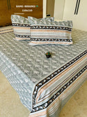 Cotton Jambo Kingsize Bedsheet With Pillow Cover-ISKBDS05045604