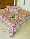 Cotton Jambo Kingsize Bedsheet With Pillow Cover-ISKBDS05045607