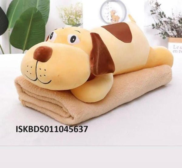 Kid's Toy Blanket Cum Pillow-ISKBDS011045637