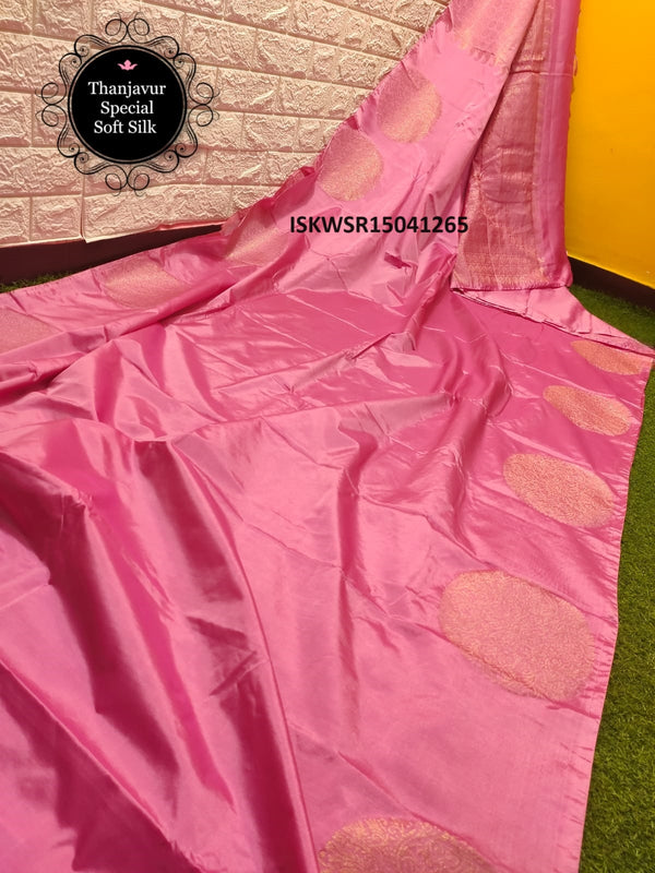 Zari Weaved Silk Saree With Blouse-ISKWSR15041265