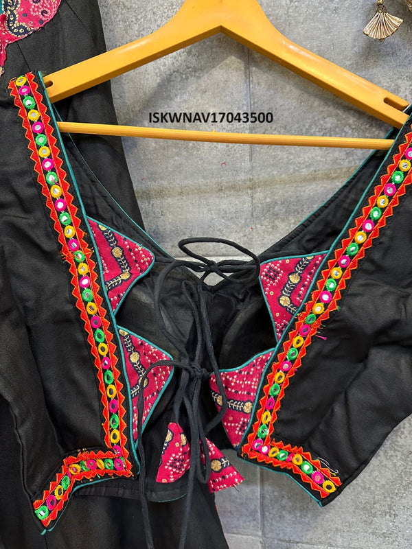 Rayon Cotton Lehenga With Blouse And Printed Cotton Dupatta-ISKWNAV17043500