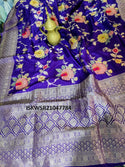Floral Weaved Munga Silk Saree With Blouse-ISKWSR21047784