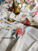 Floral Weaved Munga Silk Saree With Blouse-ISKWSR21047786