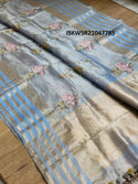 Floral Printed Tissue Silk Saree With Blouse-ISKWSR21047785