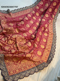 Banarasi Weaved Khadi Georgette Saree With Blouse-ISKWSR23047797
