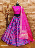 Brocade Lehenga With Brocade Silk Blouse And Banarasi Silk Dupatta-ISKWLH25049625