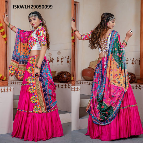 Couple's Wear And Kid's Lehenga Choli And Kurta Pajama Set-ISKWLH29050099/ISKM29050099/ISKWKD29050099