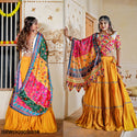 Couple's Wear And Kid's Lehenga Choli And Kurta Pajama Set-ISKWLH29050099/ISKM29050099/ISKWKD29050099