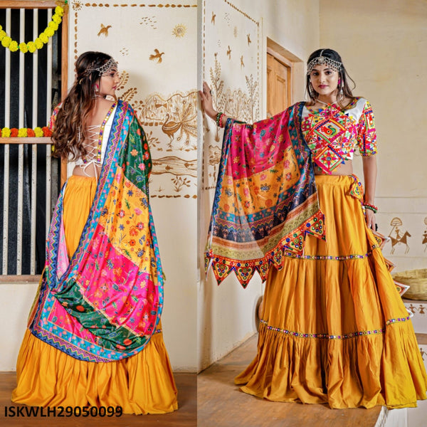 Couple's Wear And Kid's Lehenga Choli And Kurta Pajama Set-ISKWLH29050099/ISKM29050099/ISKWKD29050099