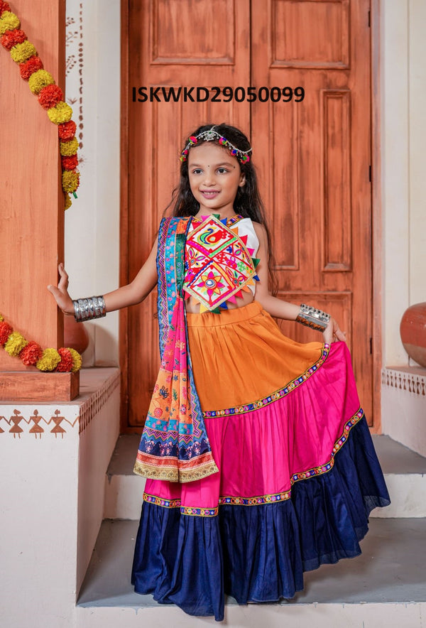 Couple's Wear And Kid's Lehenga Choli And Kurta Pajama Set-ISKWLH29050099/ISKM29050099/ISKWKD29050099