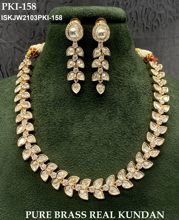 Kundan Jewelry Set-ISKJW2103PK-I158