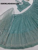 Embroidered Georgette Lehenga With Blouse And Net Dupatta-ISKWLH04044324