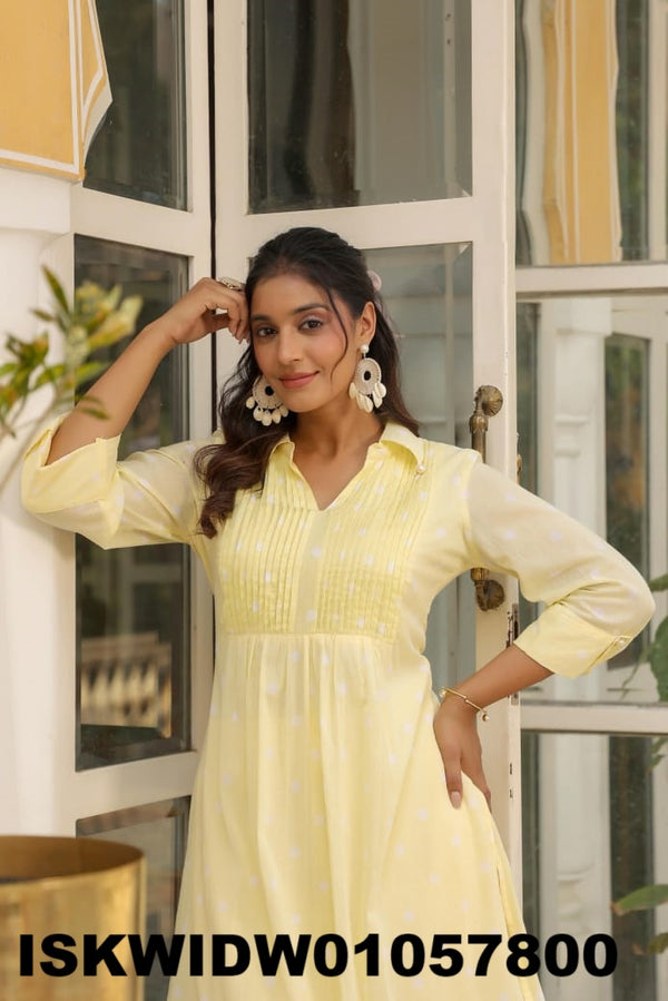 Sequined Malmal Cotton Co-Ord Set-ISKWIDW01057800