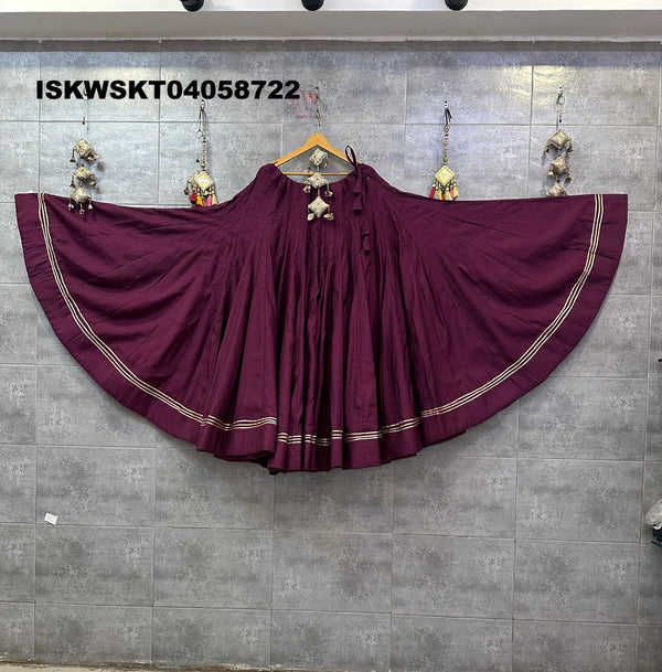 Sequined Silk Skirt-ISKWSKT04058722