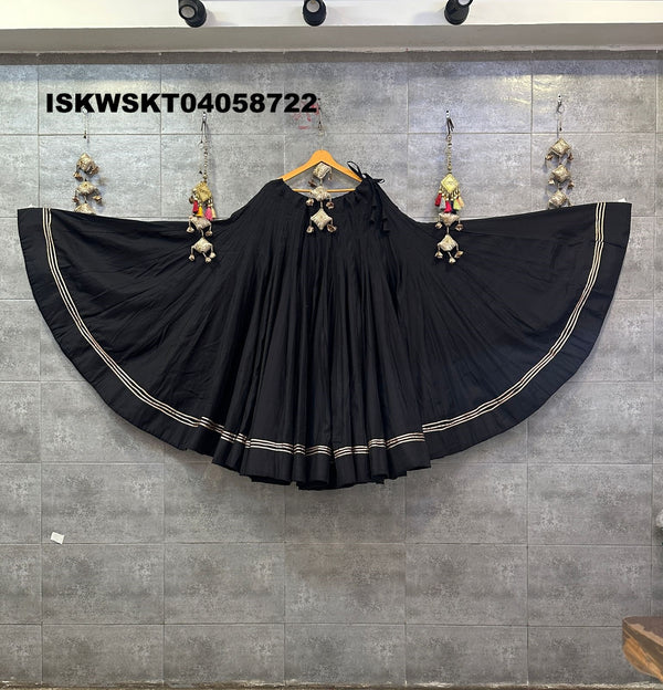 Sequined Silk Skirt-ISKWSKT04058722