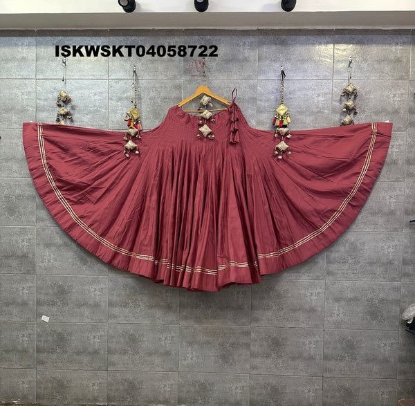 Sequined Silk Skirt-ISKWSKT04058722