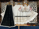 Embroidered Silk Lehenga With Blouse And Contrast Dupatta-ISKWNAV04058727