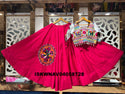 Embroidered Cotton Lehenga With Blouse-ISKWNAV04058728
