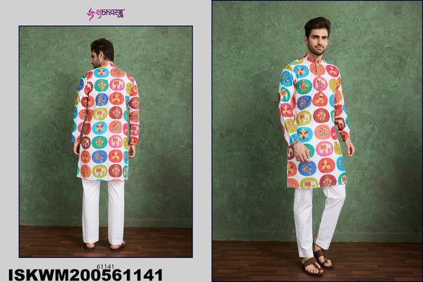 Embroidered Rayon Kurta-ISKWM200561141/61142/61143/61144/61145/61146